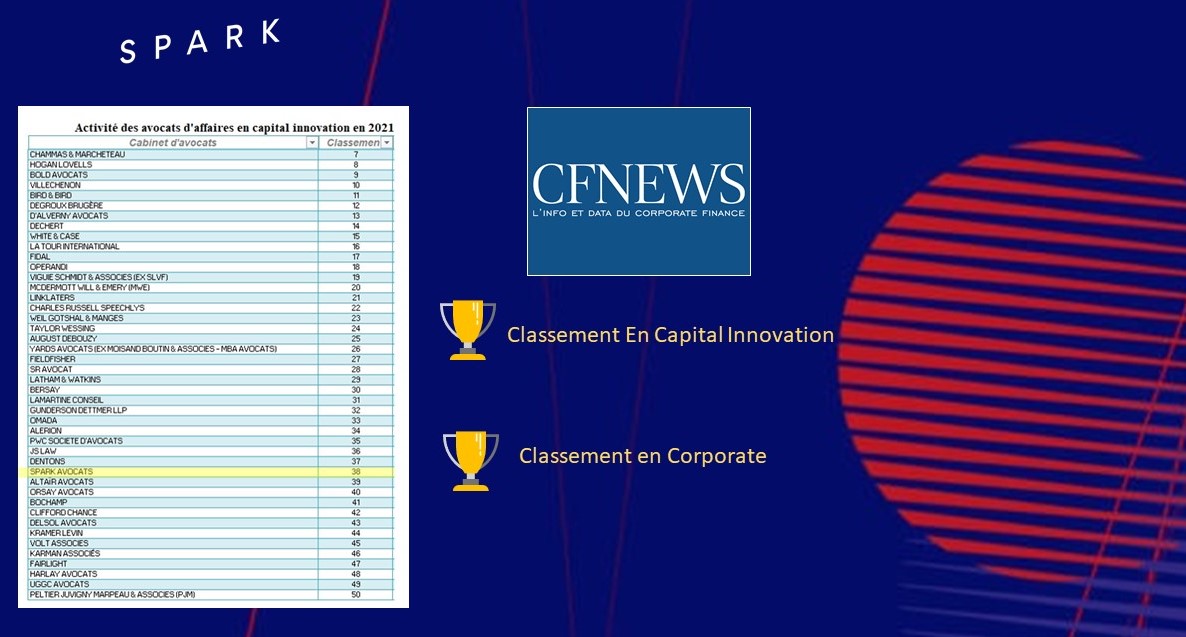 classement de spark avocats dans le classement CF News