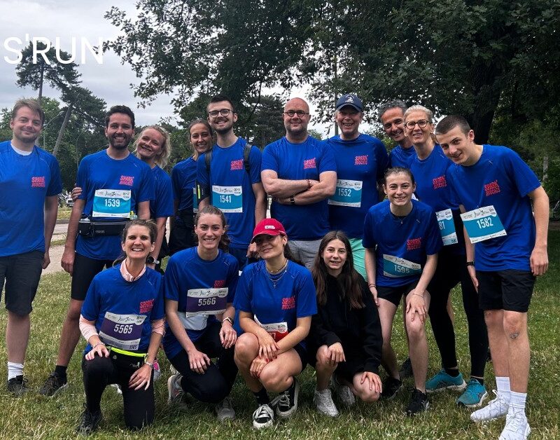 Équipe Spark Avocats à la Juris'Run 2025, course solidaire pour les enfants hospitalisés