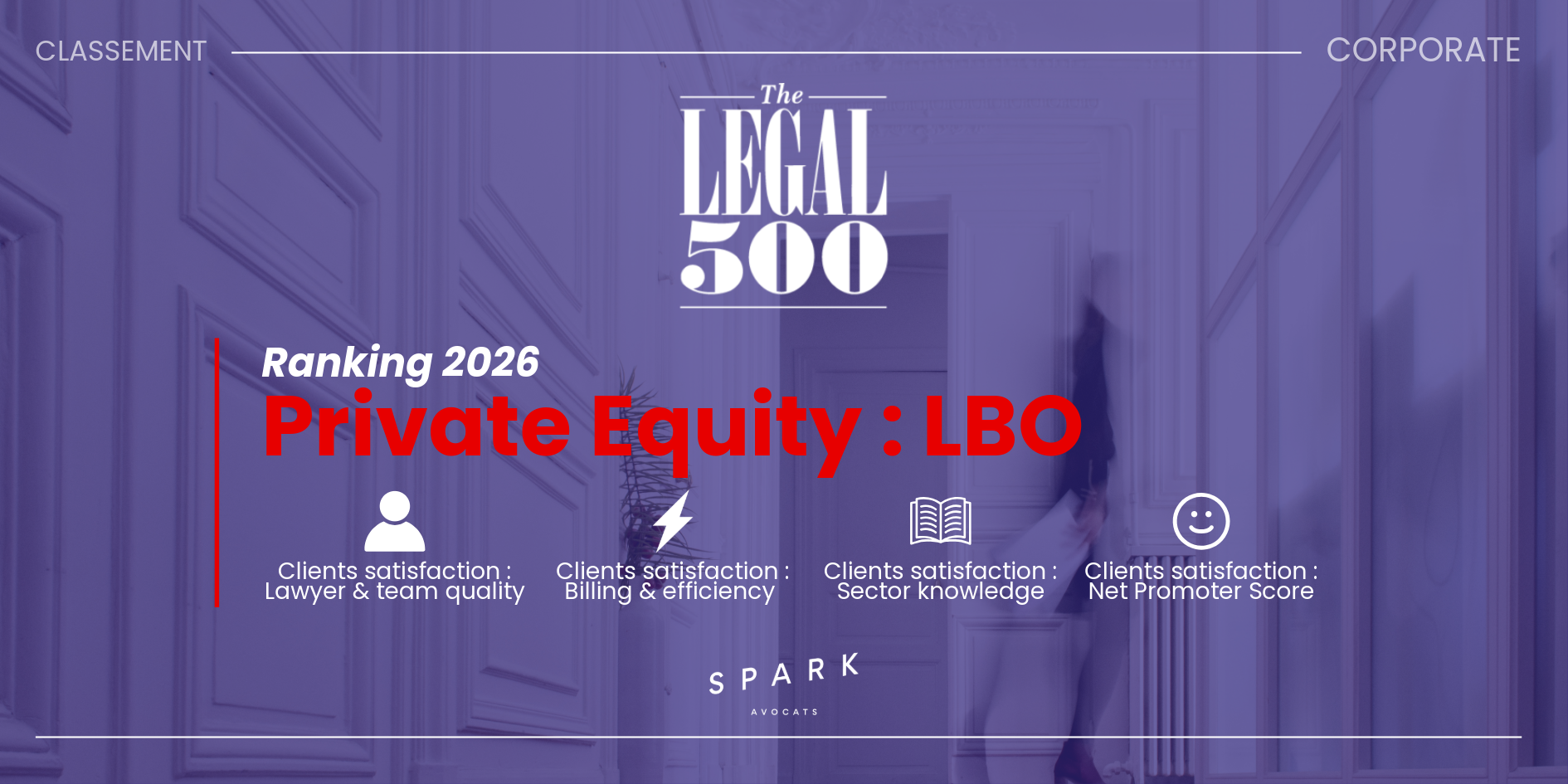 SPARK AVOCATS Legal 500 ranking