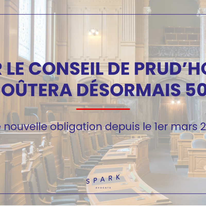 Contribution de 50 € prud’hommes